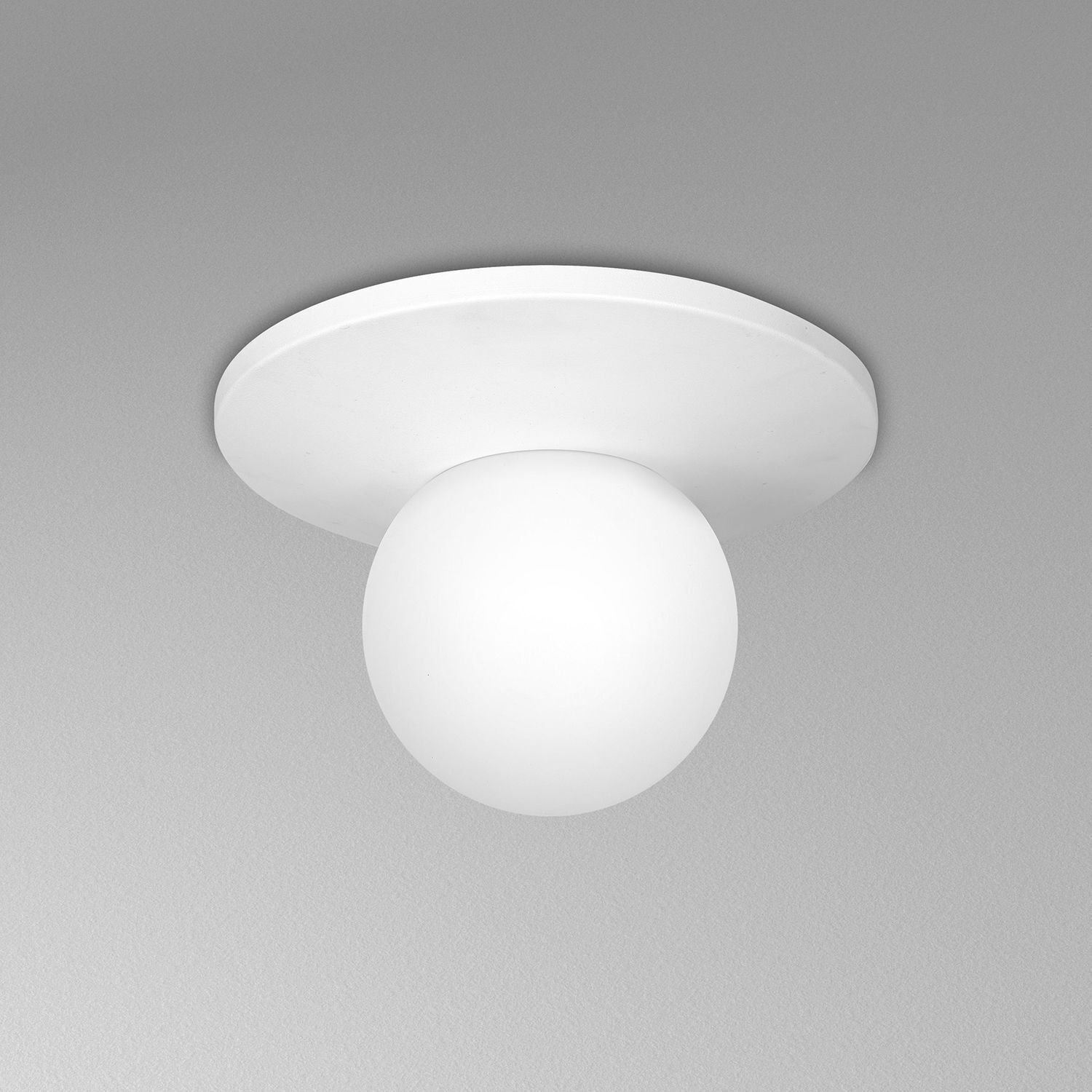 Deckenleuchte Glas Metall Weiß Ø29 cm E14 blendarm Deckenleuchte, Leuchte, Lampe