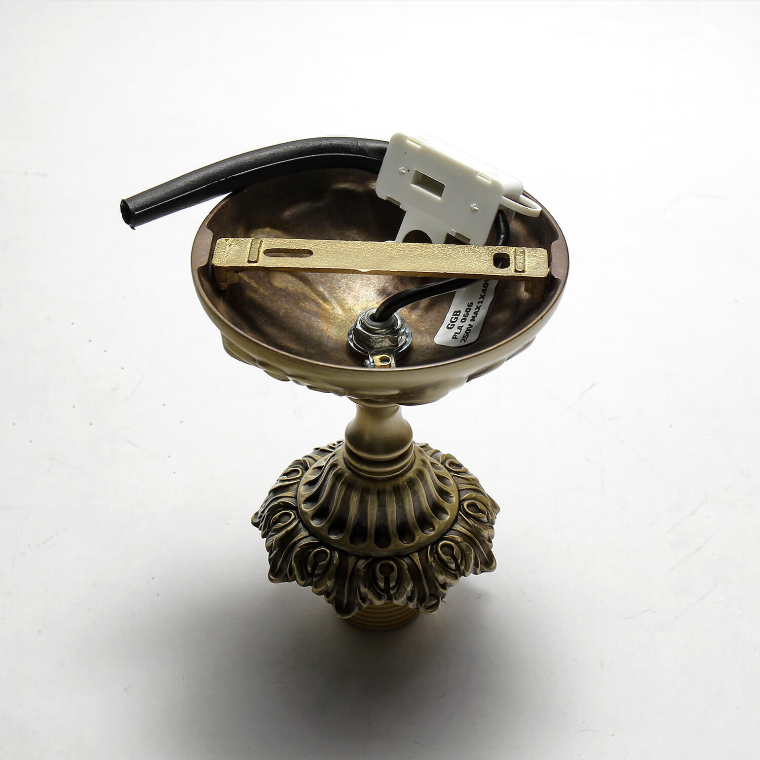 Deckenleuchte Bronze Hell Glasschirm Beatrice Bronze