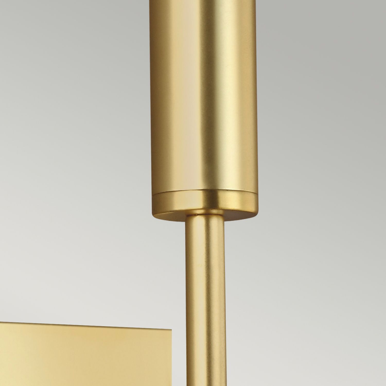 Wandlampe mit Schirm in Messing Weiß Jugendstil