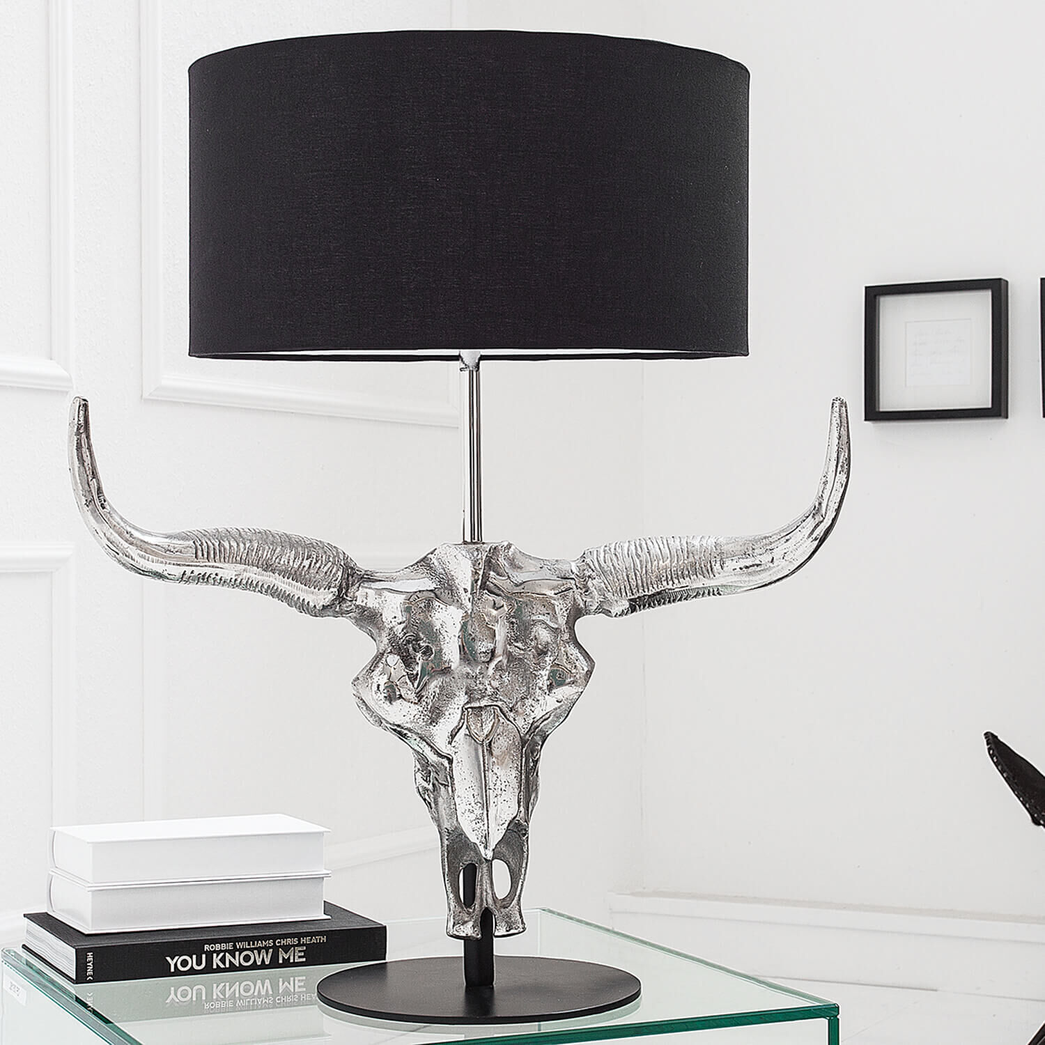 Lampe, Tischlampe, Fotorahmen