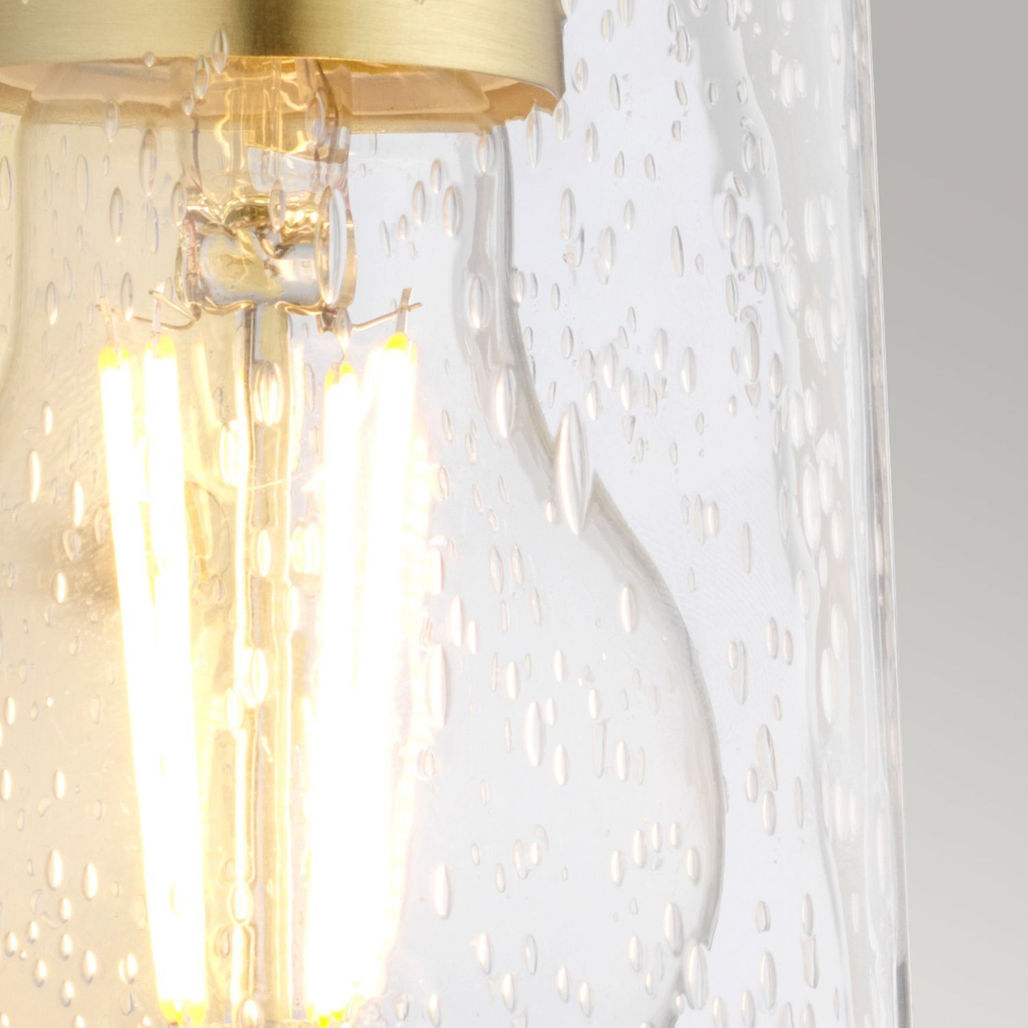 Badlampe Metall Glas E27 IP44 24,4 cm hoch SAIDA
