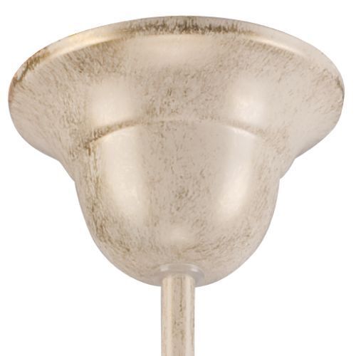 Hängelampe Esstisch Shabby Weiß Metall 3-flammig