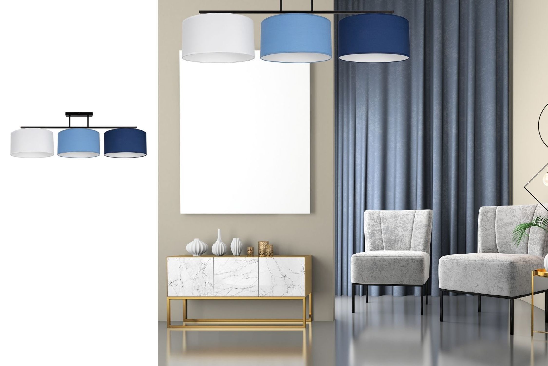 deckenleuchte, pendelleuchte, dreifarbig, auxiliary-lights, wohnzimmer