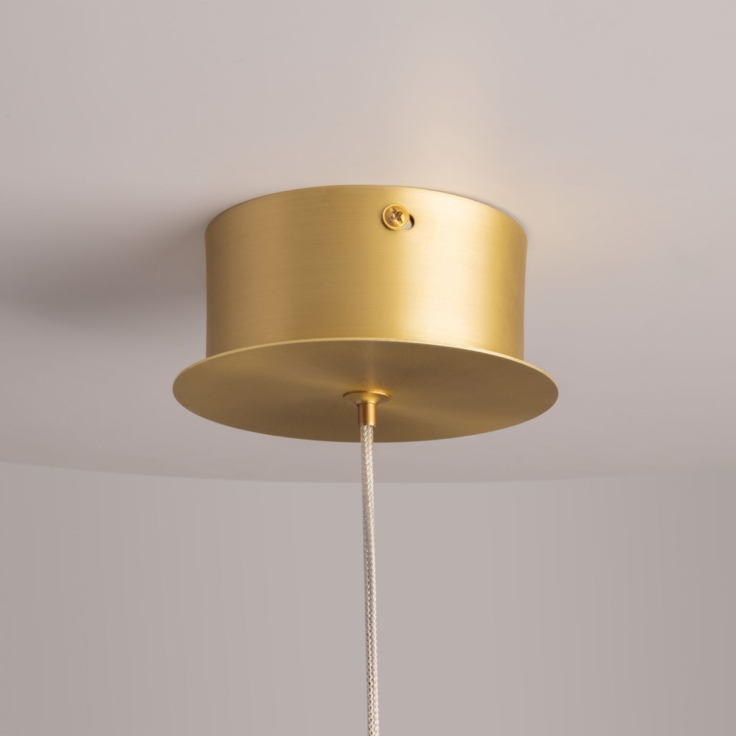 LED Hängelampe Rauchglas Aluminium warmweiß 3000 K rund