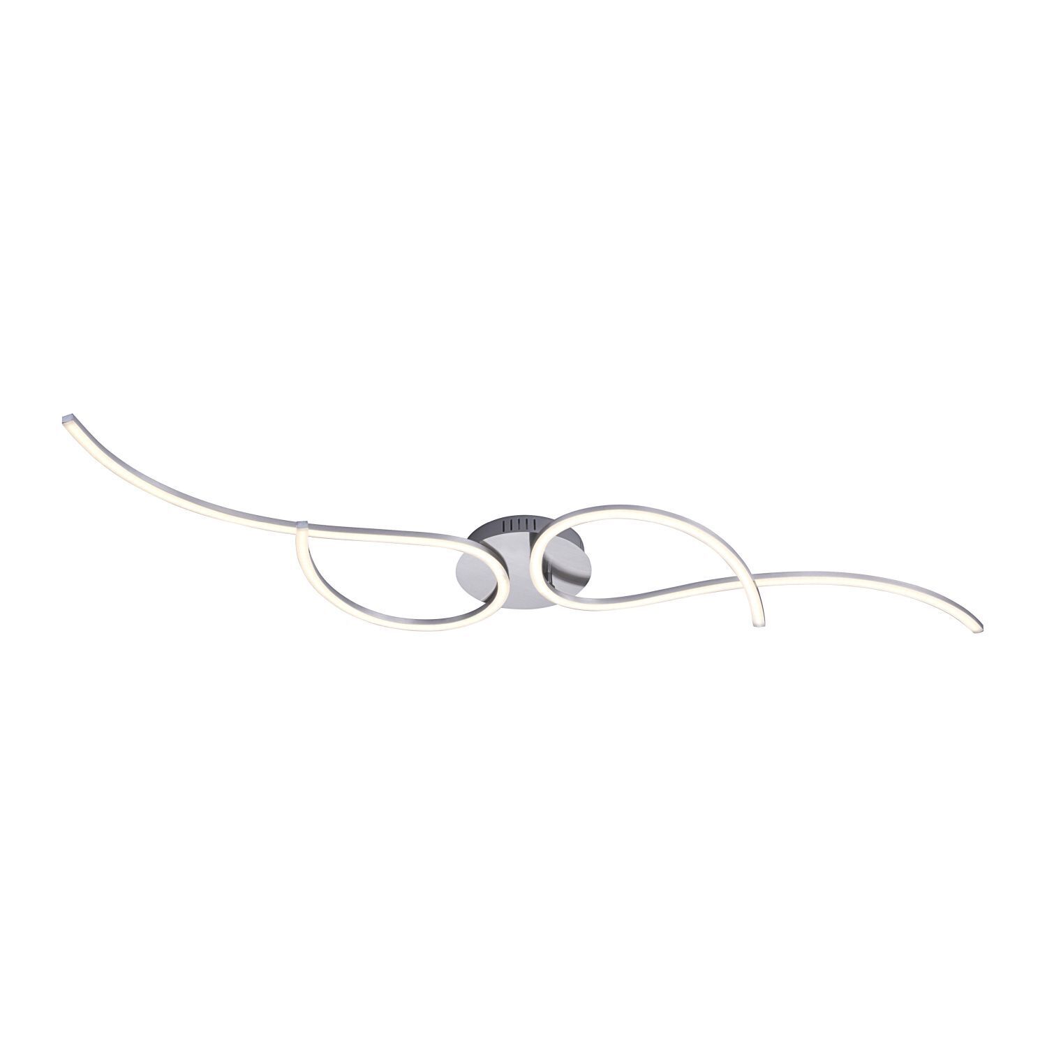 LED Deckenleuchte flexibel Stahl Metall warmweiß 14 W