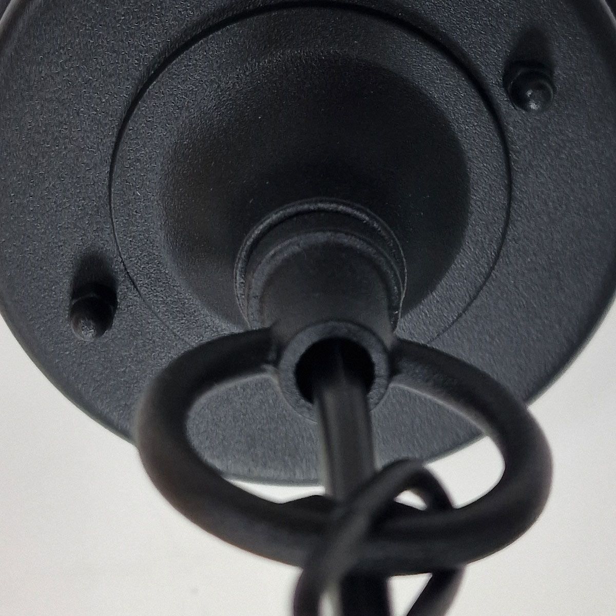 Außenlampe Schwarz IP44 E27 Glas Aluminium Rustikal
