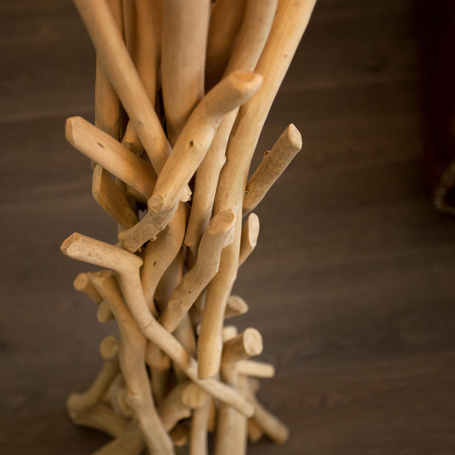 Lampe Esszimmer Wohnraumleuchte Modern 155cm Holz, Stick