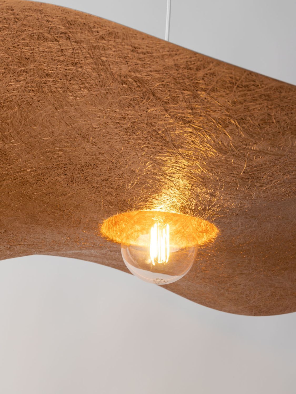 Hängeleuchte Weiß Kupfer E27 Modern Esstisch
