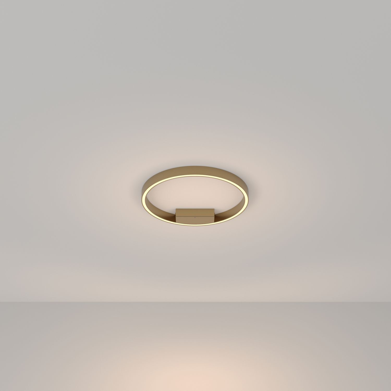LED Deckenlampe Aluminium 3000 K warmweiß 1200 lm rund