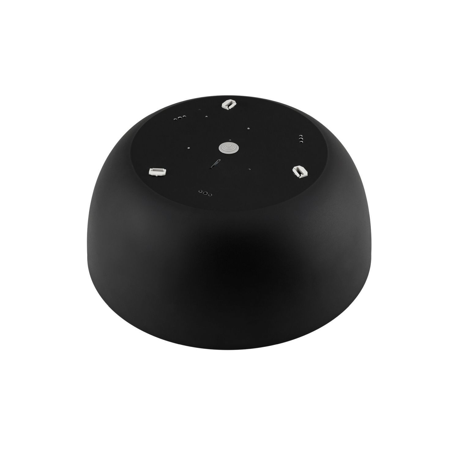 Schwarze Deckenlampe Metall 3-flmg gemütlich E27 Ø38 cm