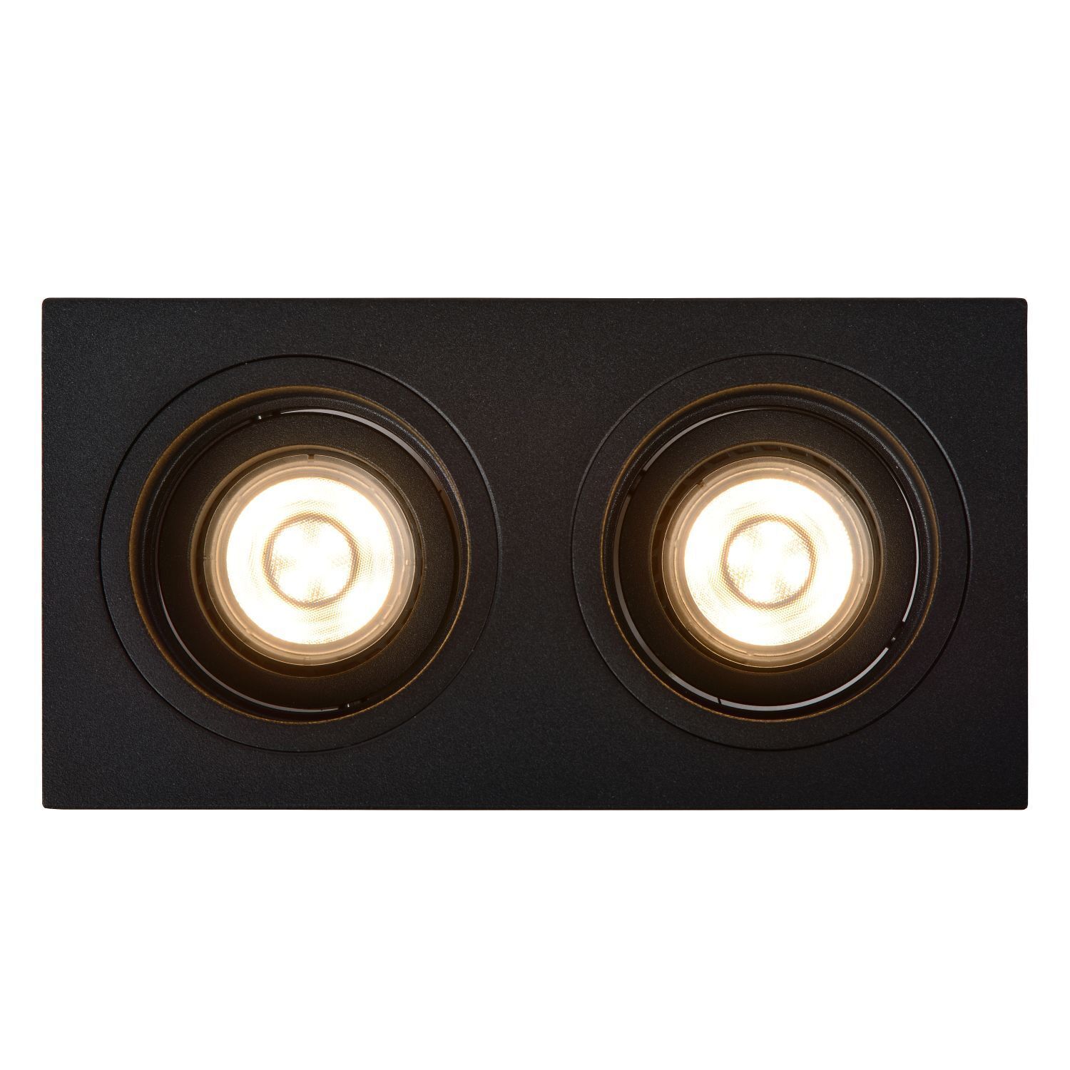deckenleuchte, spotlights, doppelte lights, schwarz, rahmen