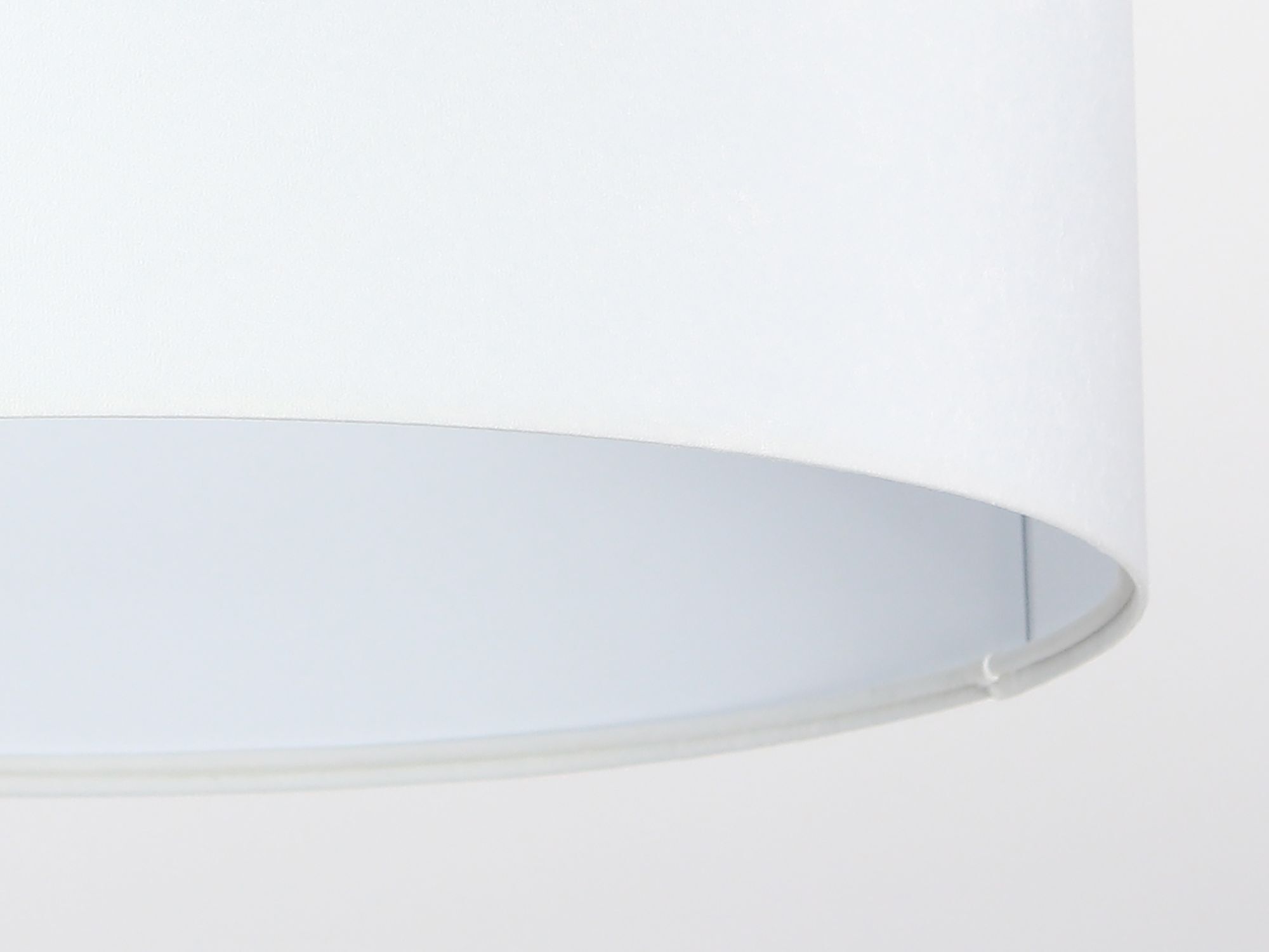 Hängeleuchte Esstisch Weiß Stoff Wohnzimmer Lampe