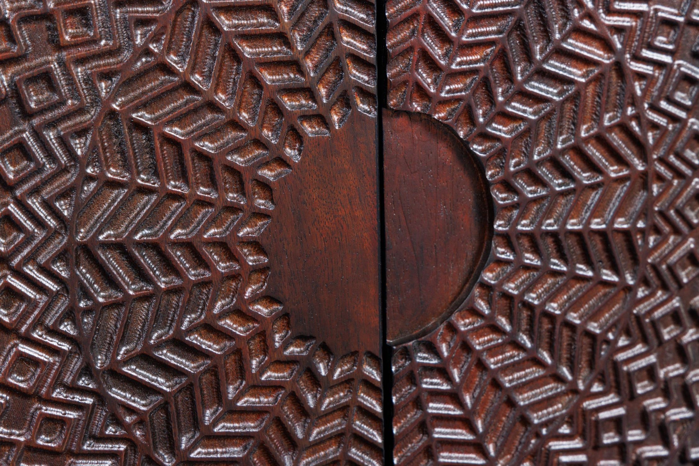 Sideboard 160 cm Holz Metall Schwarz Kupfer Gold Handarbeit Sideboard 160 cm Holz Metall Schwarz Kupfer Gold Handarbeit