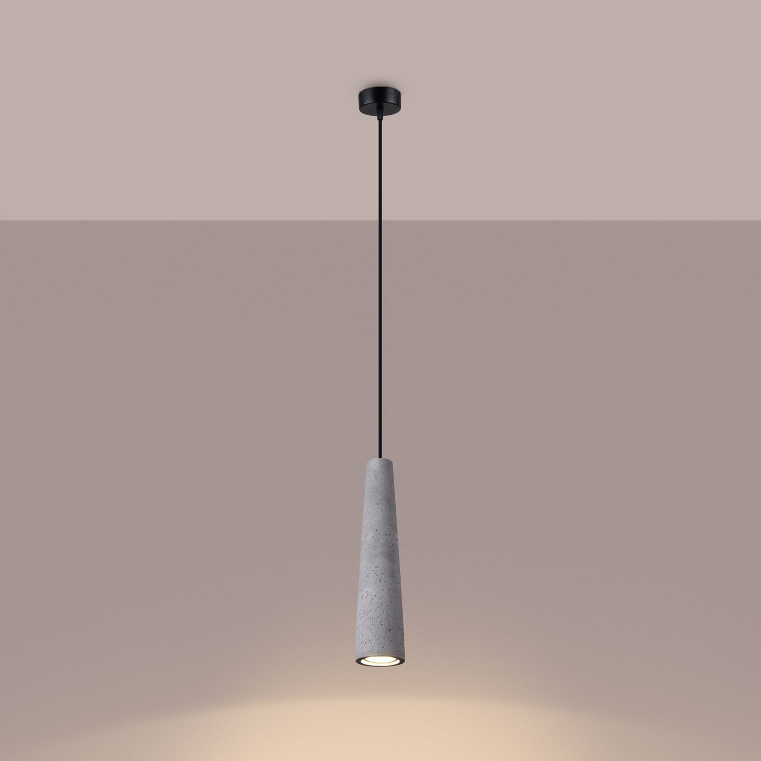 pendant, Lampe, Beton, hängend, Beleuchtung