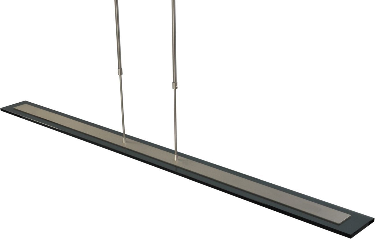 Dimmbare LED Pendelleuchte mit Glasschirm Schwarz