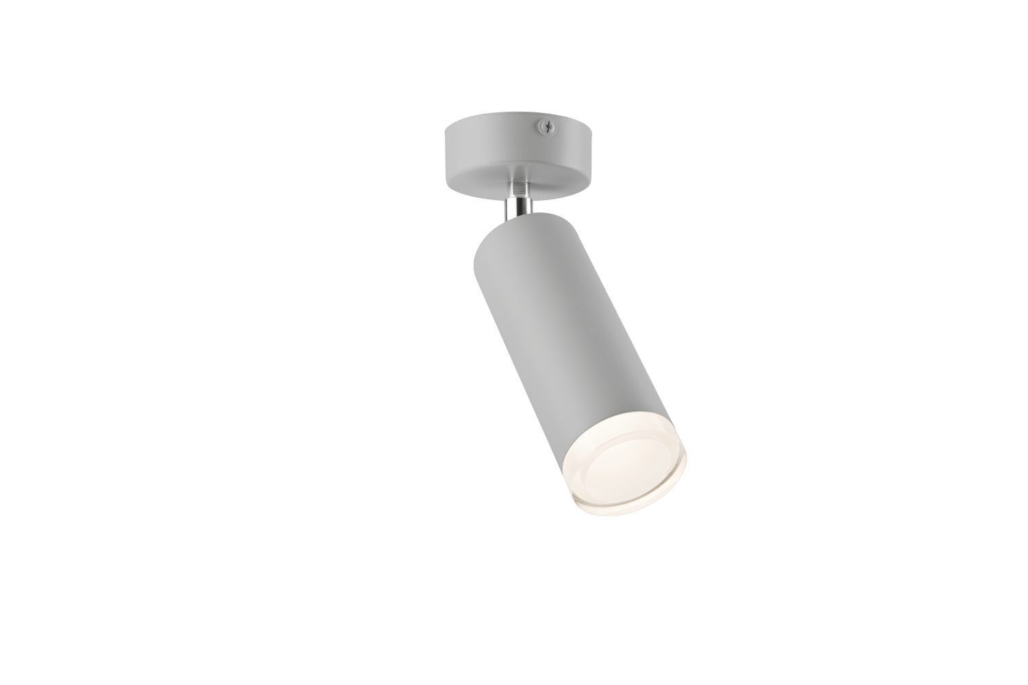 Spot Lampe Beleuchtung Silber Aluminium rund