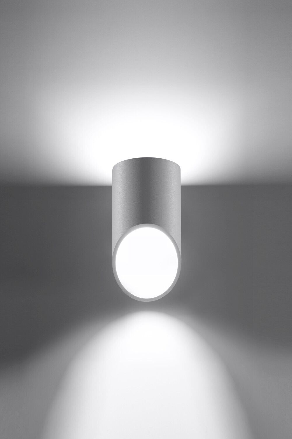 Wandleuchte Up & Down Spot Aluminium Ø10cm H:20cm
