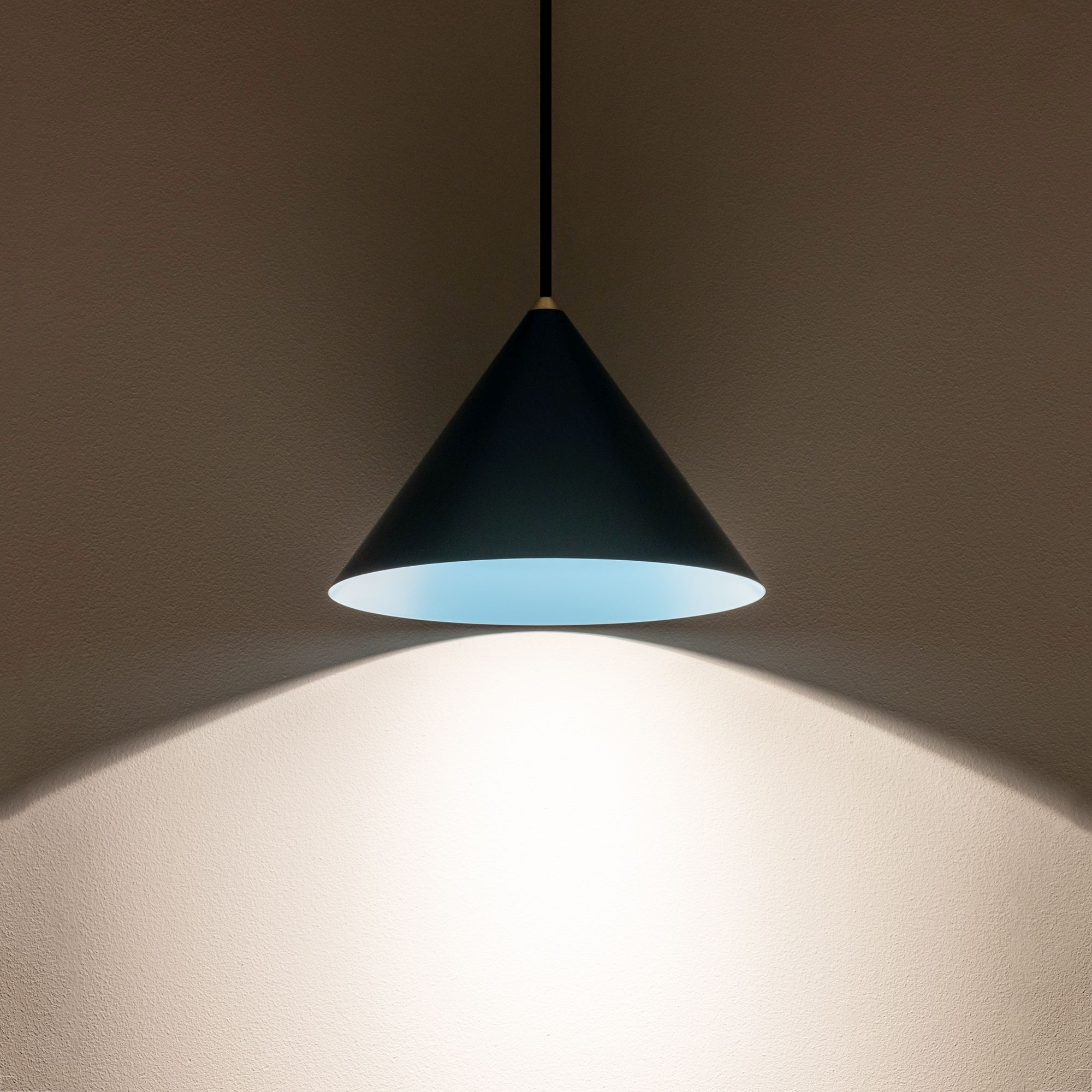 Hängelampe Grün GU10 Ø 20,5 cm Metall Retro Design Licht, Pendelleuchte, Lampe, Hängelampe, Deckenleuchte