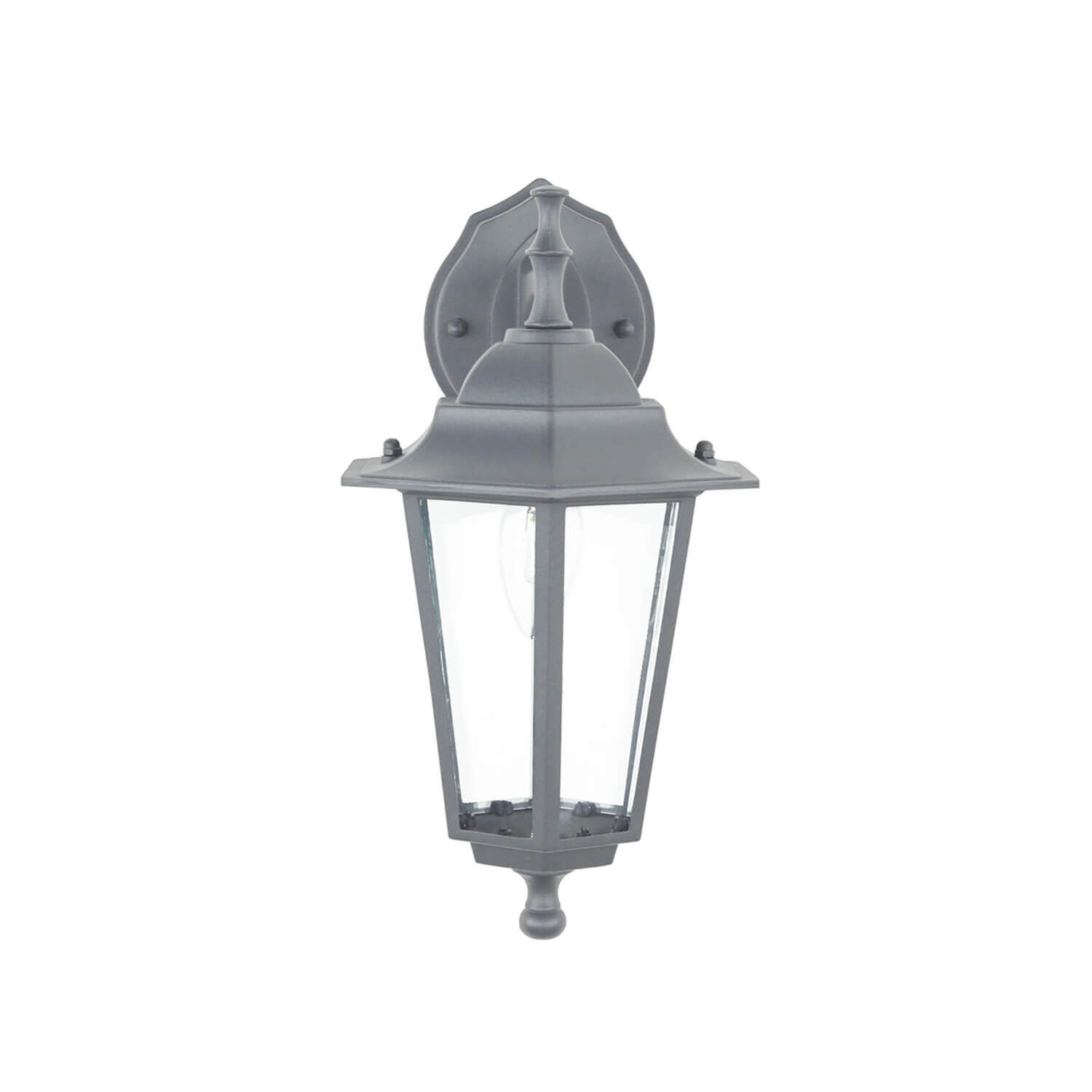 Rustikale Außenleuchte Anthrazit IP44 PARIS Lampe