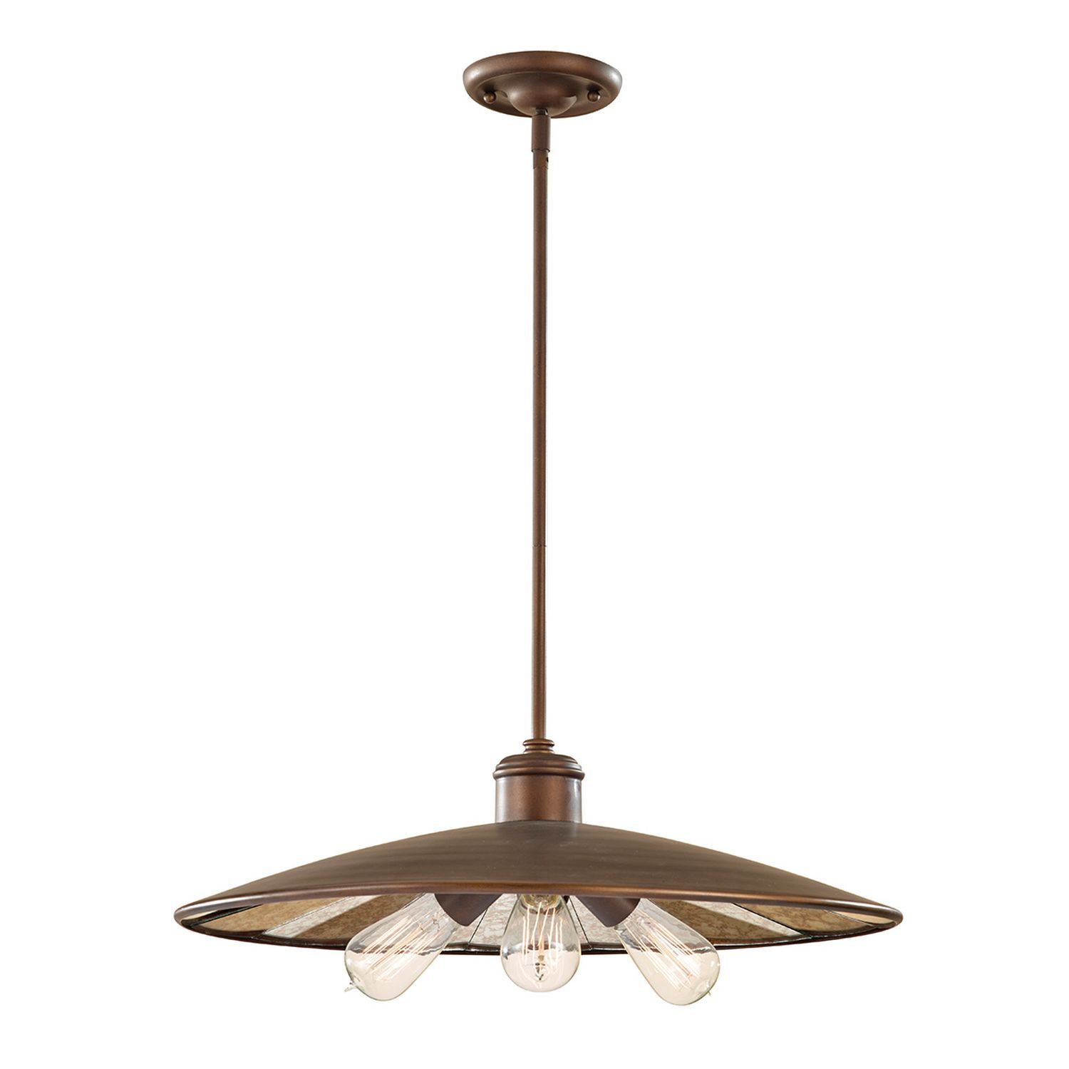 Deckenleuchte LANA Bronze Spiegel Ø55cm Lampe