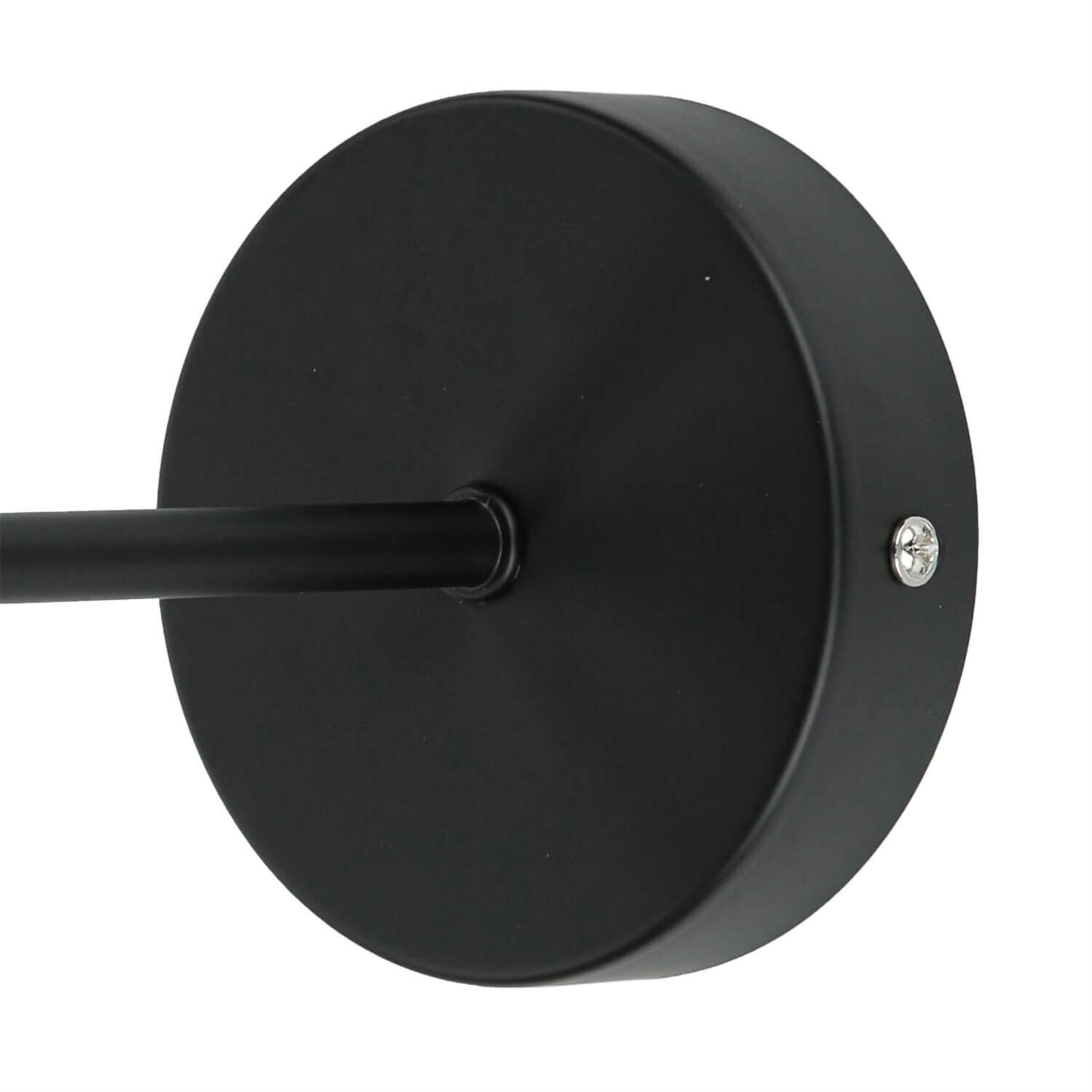Wandlampe Glas Kugel Schirm Grau Schwarz KANZENE