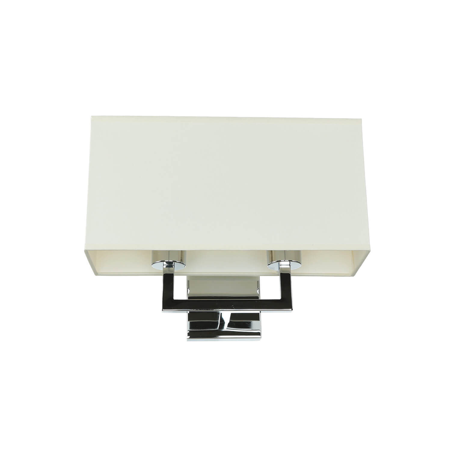 Moderne Wandleuchte 2-flammig Stoffschirm Moderne Wandleuchte 2-flammig Stoffschirm