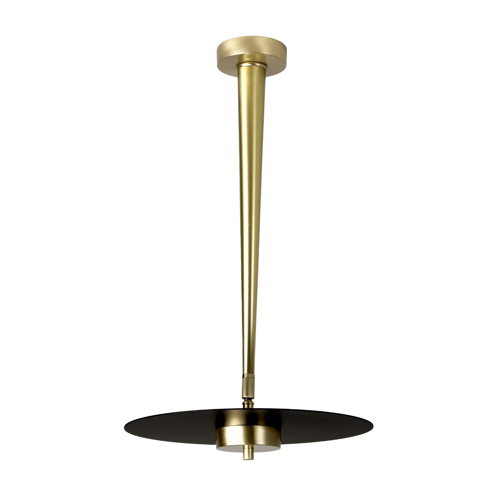 LED Deckenleuchte rund D: 30 cm in Bronze hell Schwarz