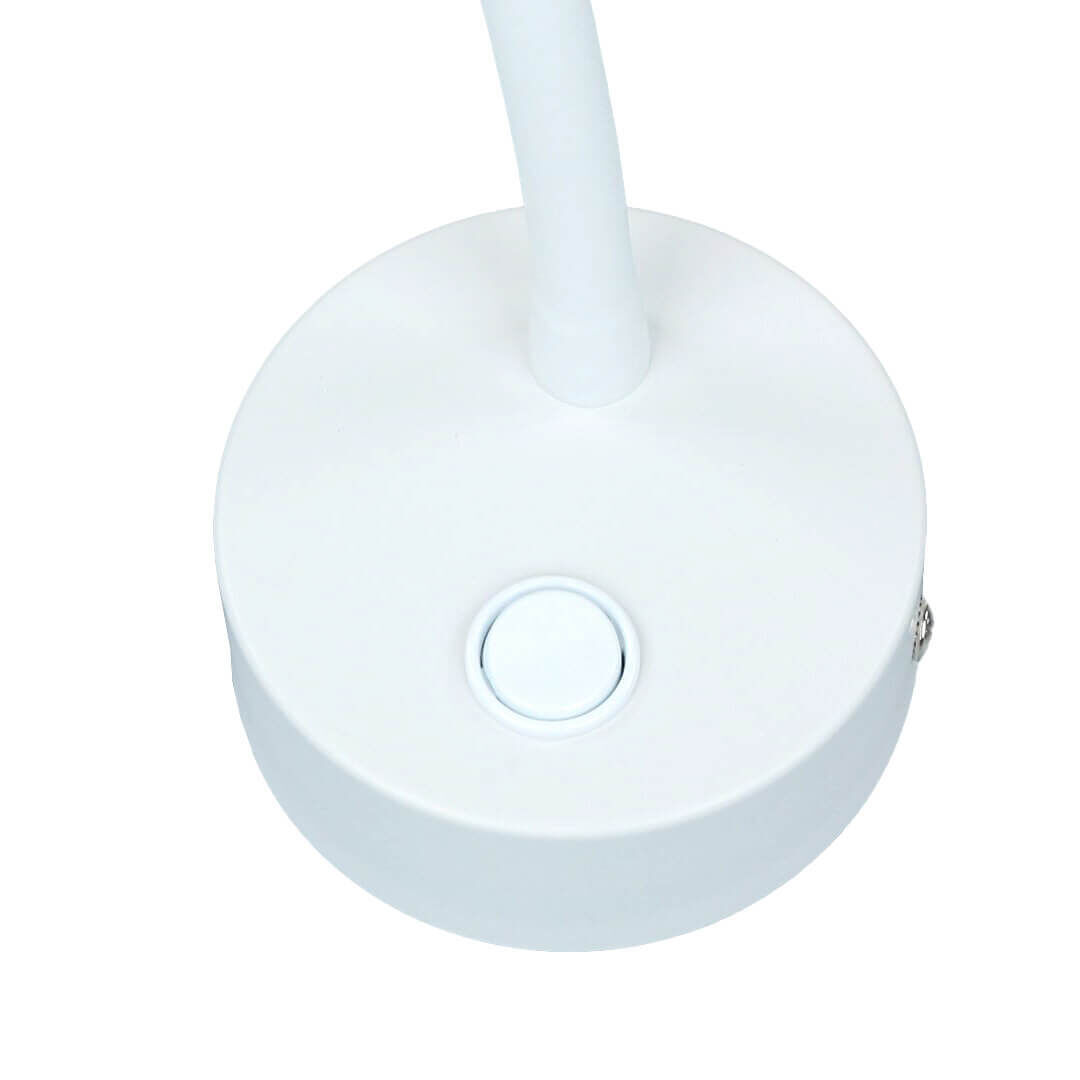 Verstellbare Wandlampe Weiß Ø13cm mit Schalter Verstellbare Wandlampe Weiß Ø13cm mit Schalter