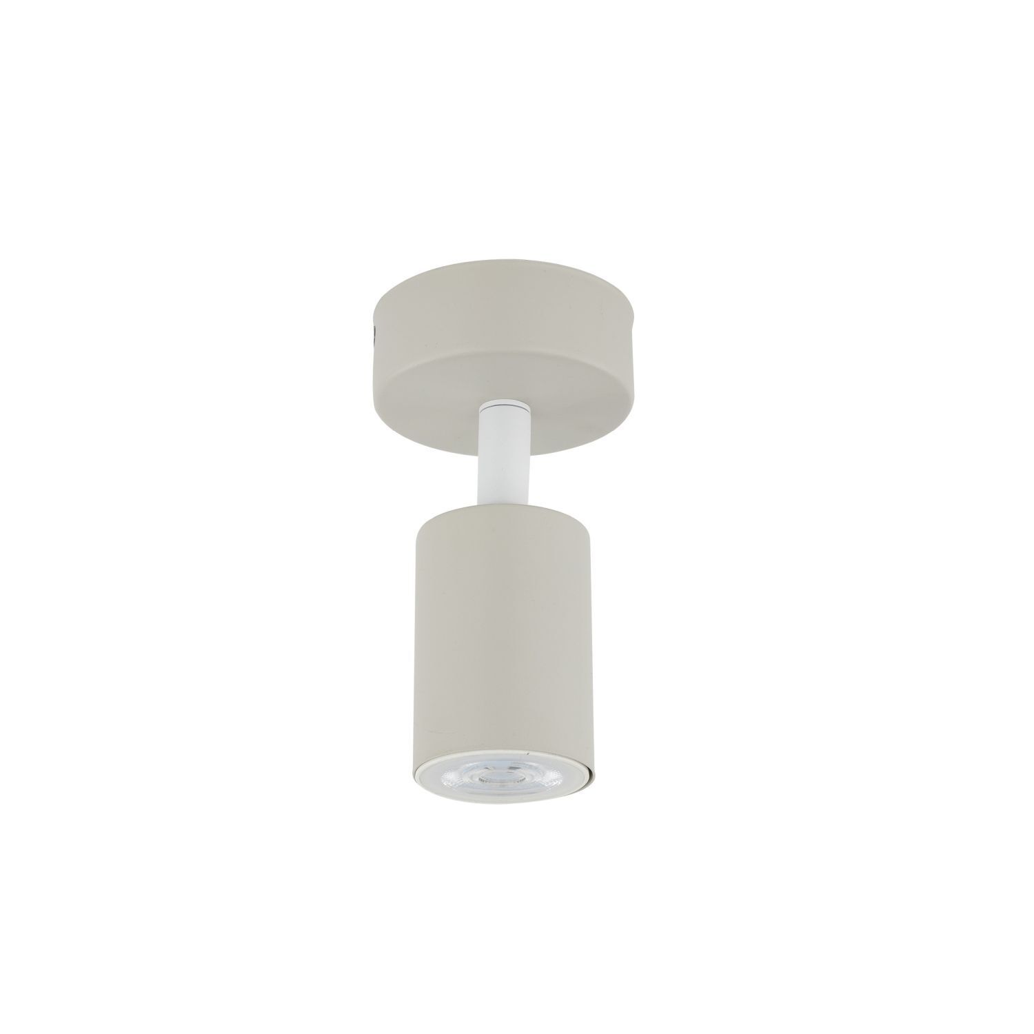 Kinderzimmerleuchte Decke Metall Ø 13 cm klein Beige GU10