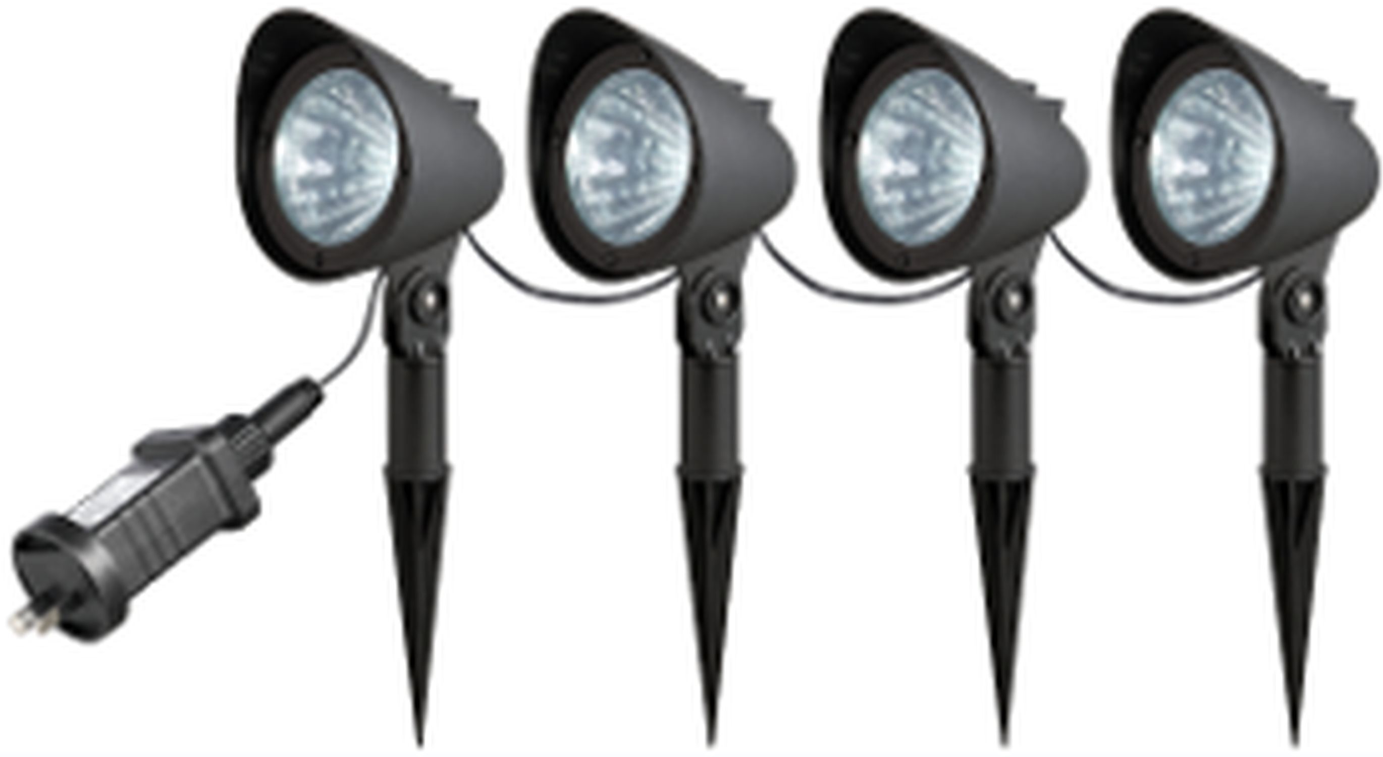 LED Gartenleuchte Erdspieß 4er Set Stecker Kabel Anthrazit Beleuchtung, Spotlight, Fön, Gerät, Elektrisches Gerät
