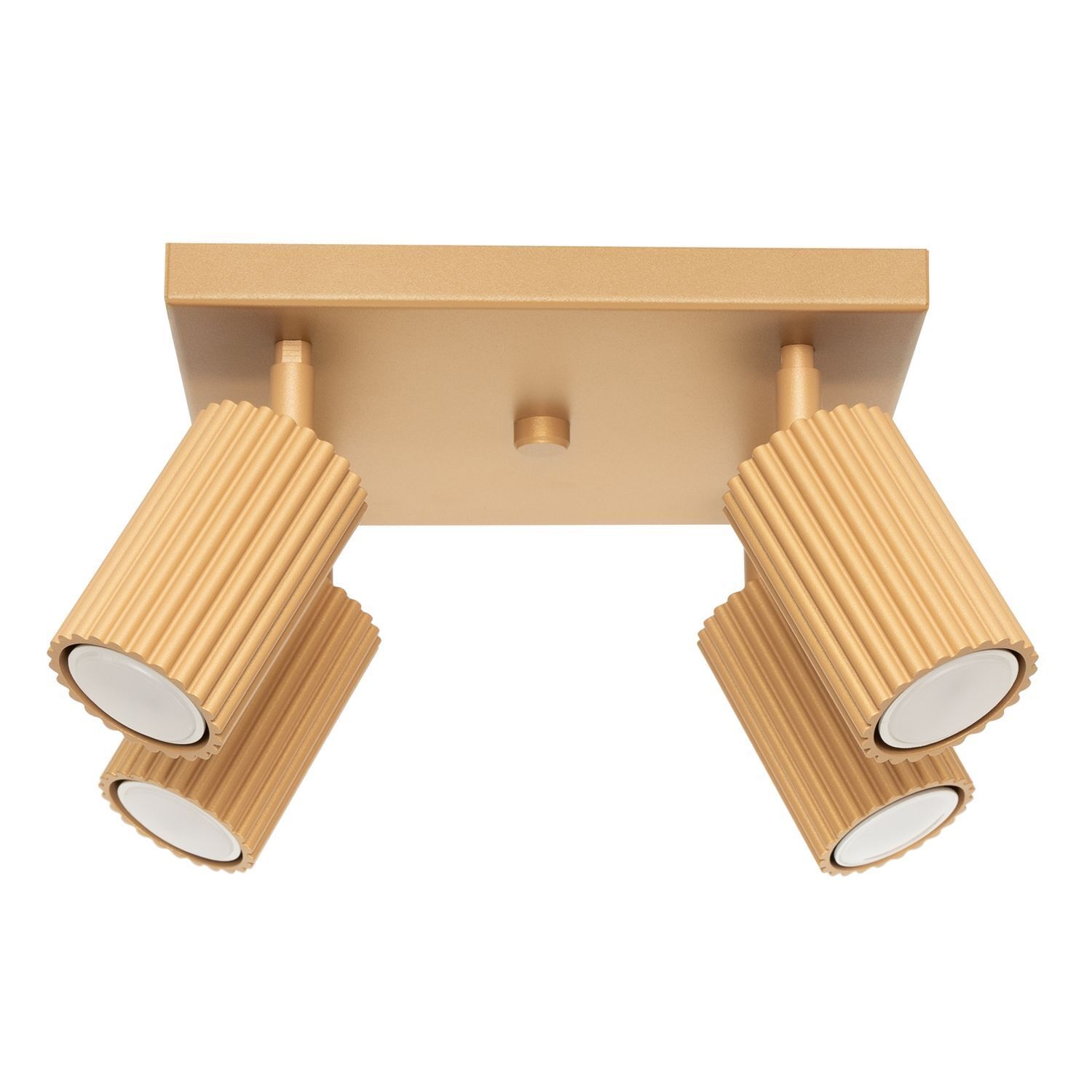 Deckenspot Aluminium GU10 Gold B:25 cm verstellbar