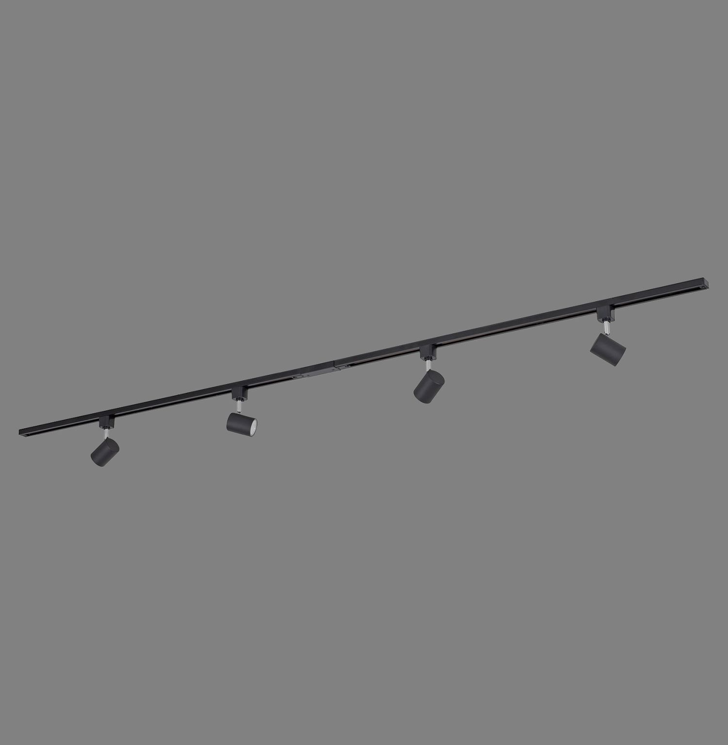 Verstellbarer Deckenspot Metall Schwarz GU10 211 cm