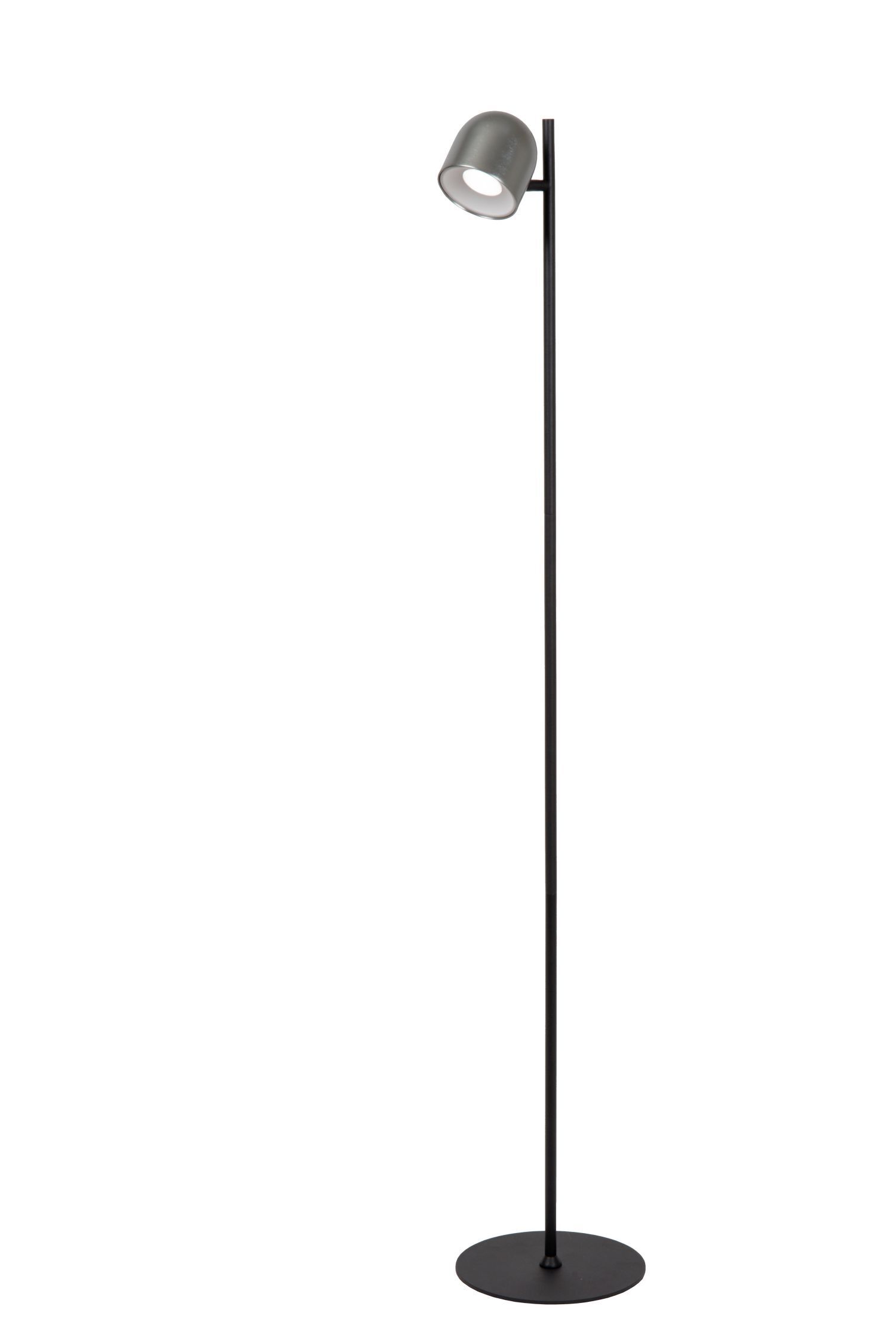 LED Akku Stehleuchte Grau 3000 K 137 cm modern Lampe, Lampenschirm