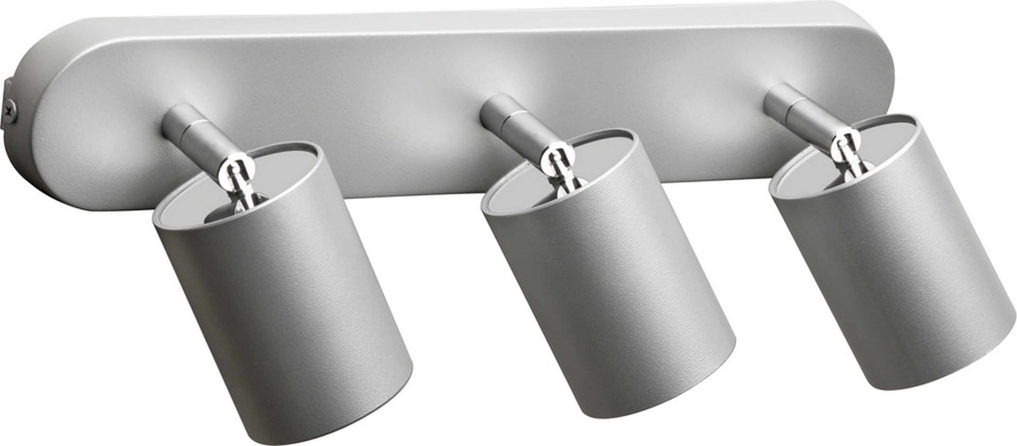 Deckenspot in Silber 3-flmg Deckenspot in Silber 3-flmg