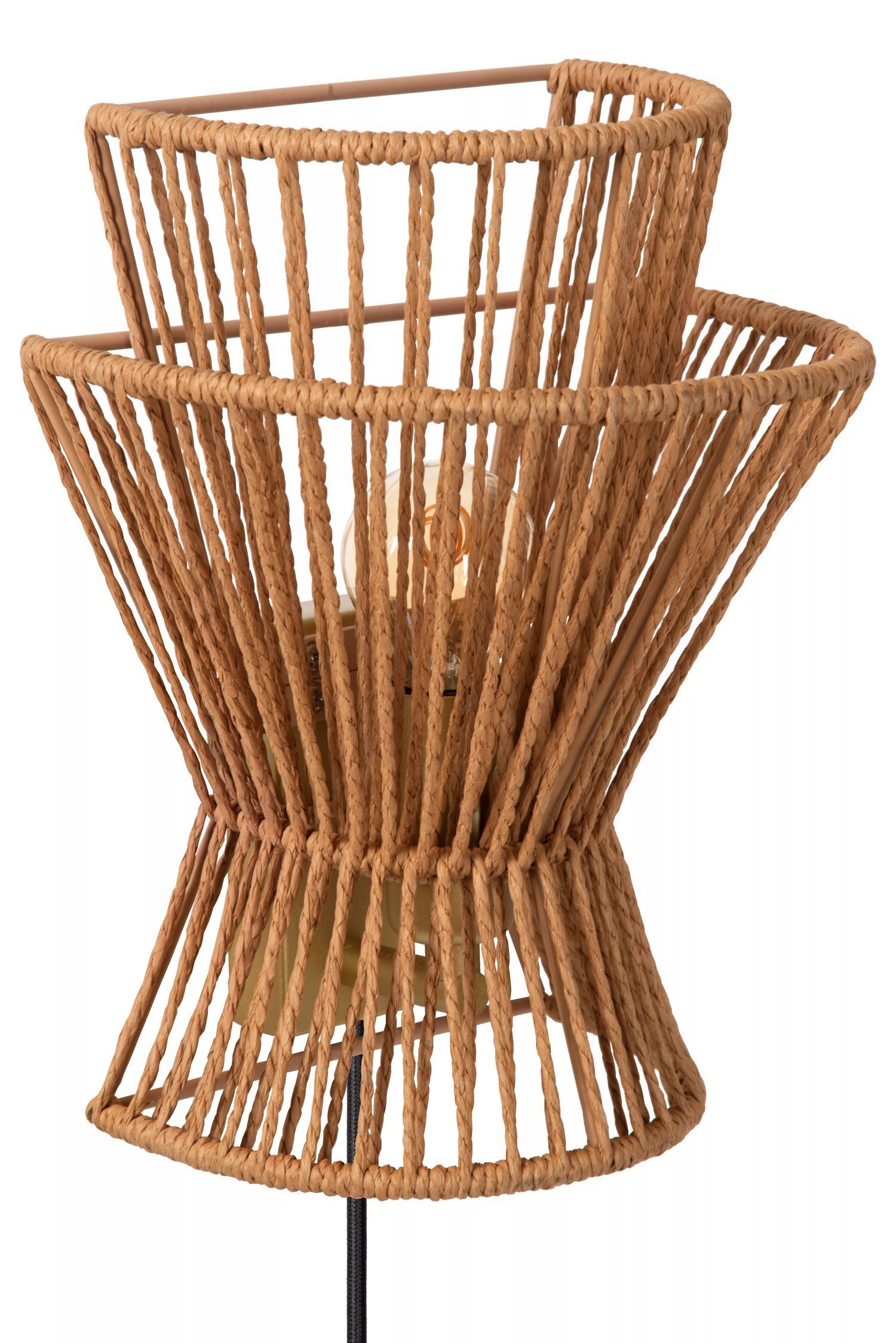 Wandlampe Papier Metall Natur Gold E27 T:14 cm wohnlich Krippe, Mobiliar, Bett für Säuglinge, Kunst, Kunsthandwerk