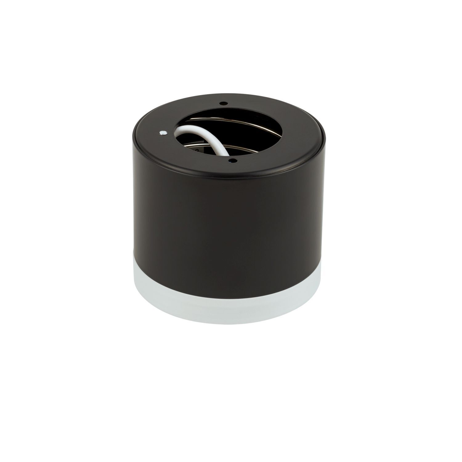 Kleiner Deckenspot Schwarz GX53 Ø 8,5 cm Aluminium Modern