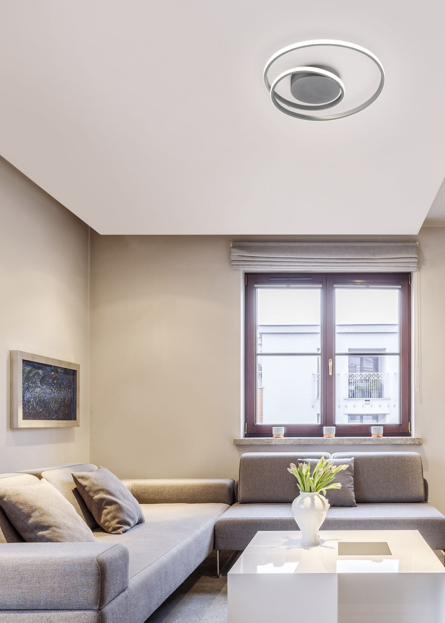 Moebel, Wohnzimmer, Couch, Dekoration für Zuhause, Deckenleuchte