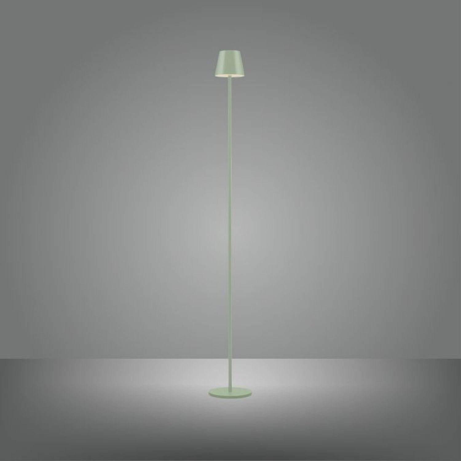 LED Akku Stehlampe Grün IP54 125 cm Touch Dimmen 3000 K Lampe