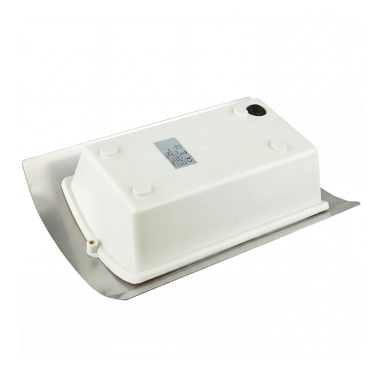 Außenwandlampe Edelstahl IP44 wetterfest Haus Modern elektronisches bauteil, leistungsmodul, kunststoffgehäuse, weiß, rechteckig