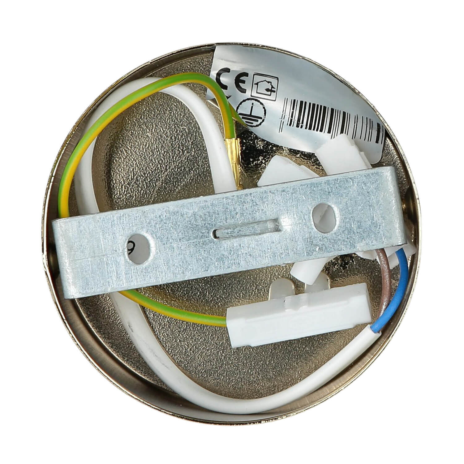 Deckenleuchte Rauchglas Ø 12 cm rund in Bernstein Gold G9