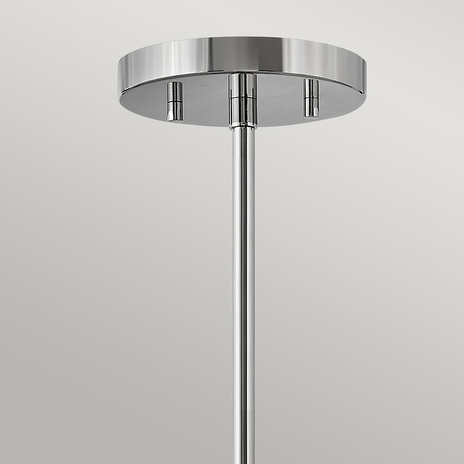 Deckenleuchte Stoff Metall rund Ø 40,6 cm 3x E14 Weiß Nickel