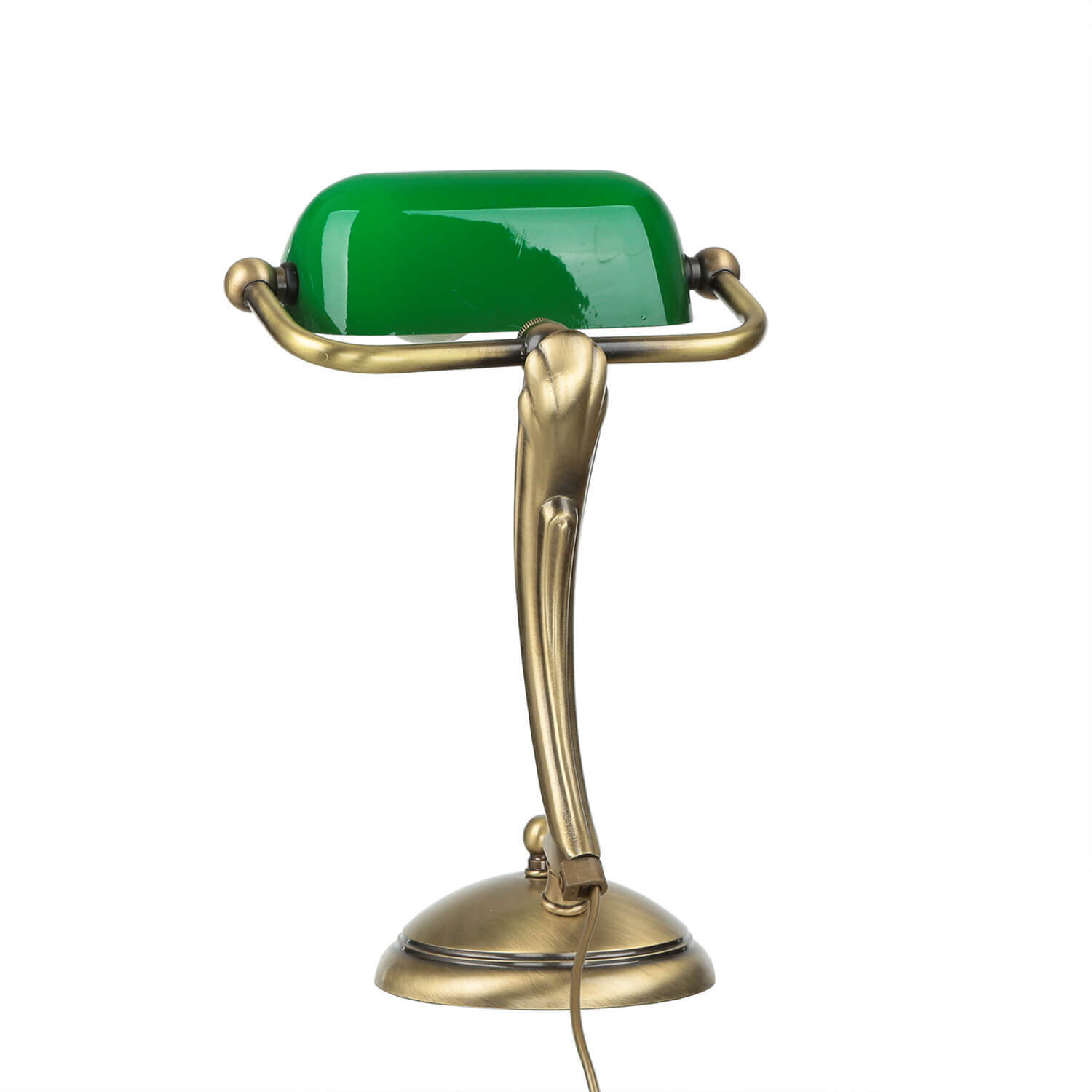 Premium Bankerleuchte aus Messing Lampe, Lampenschirm, Zubehör, Edelstein, Schmuck