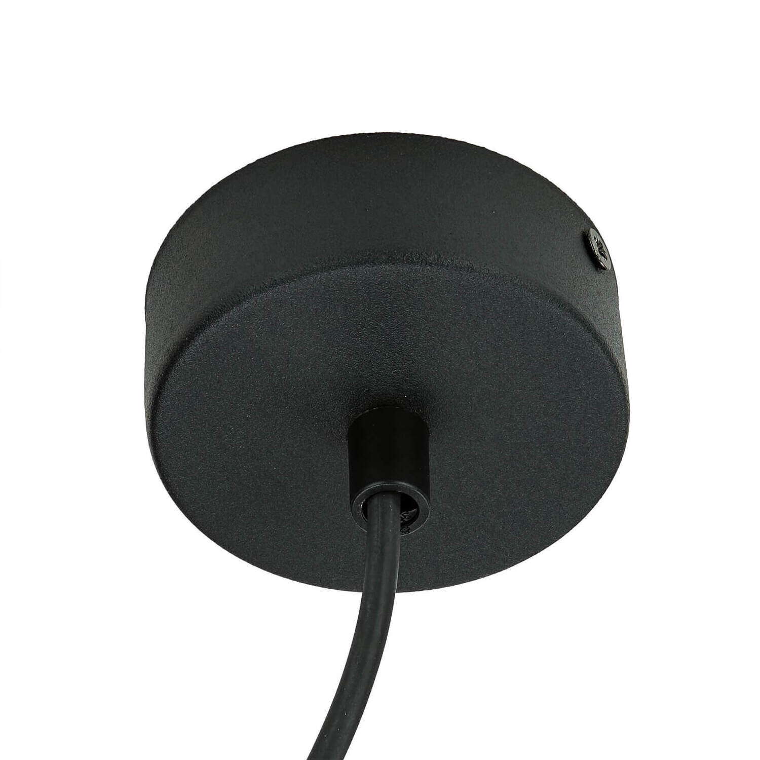 Hängelampe Stoff Metall E27 in Schwarz Braun Adapter, Elektronik