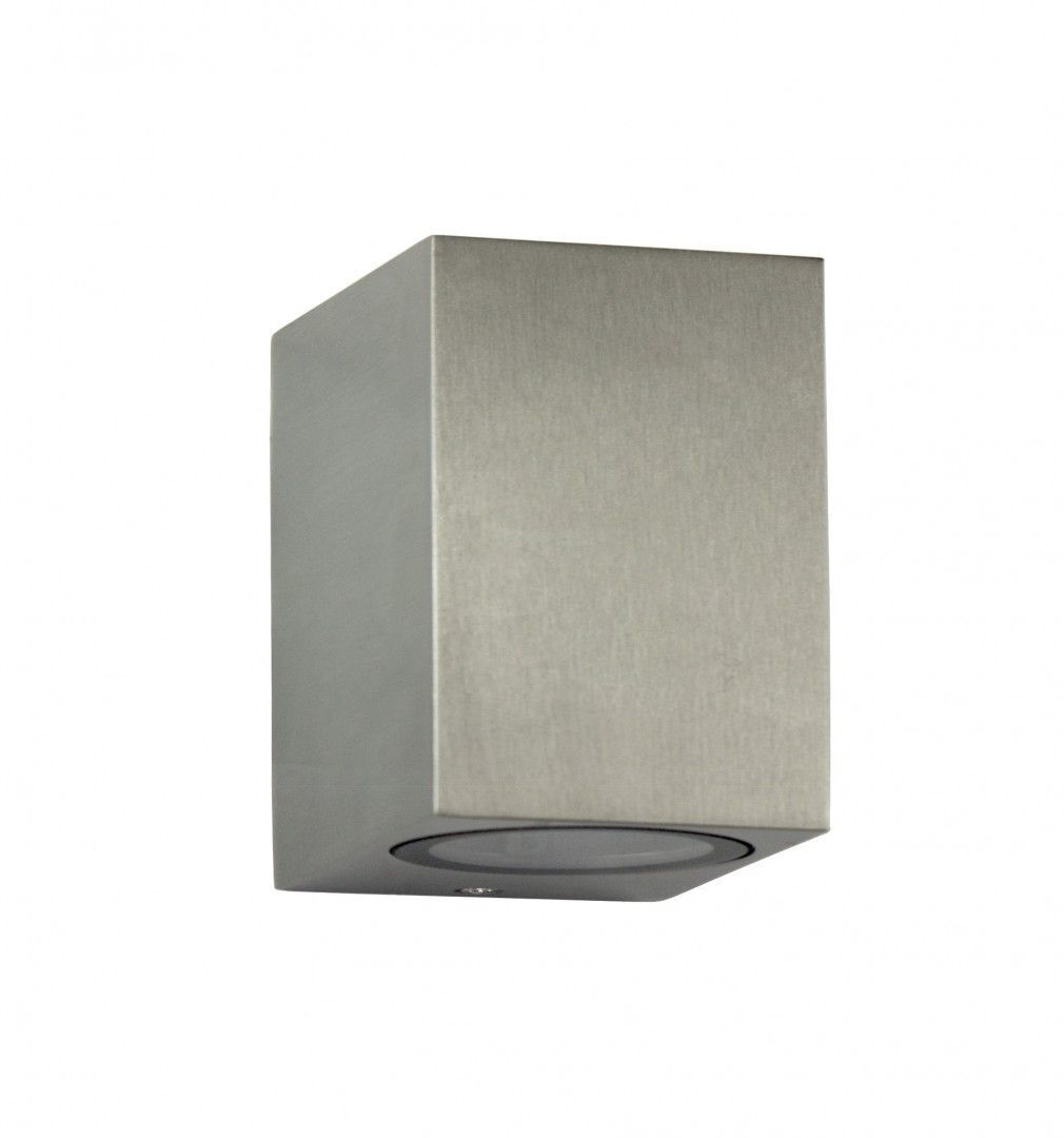 Wandleuchte Außen eckig IP44 Aluminium GU10