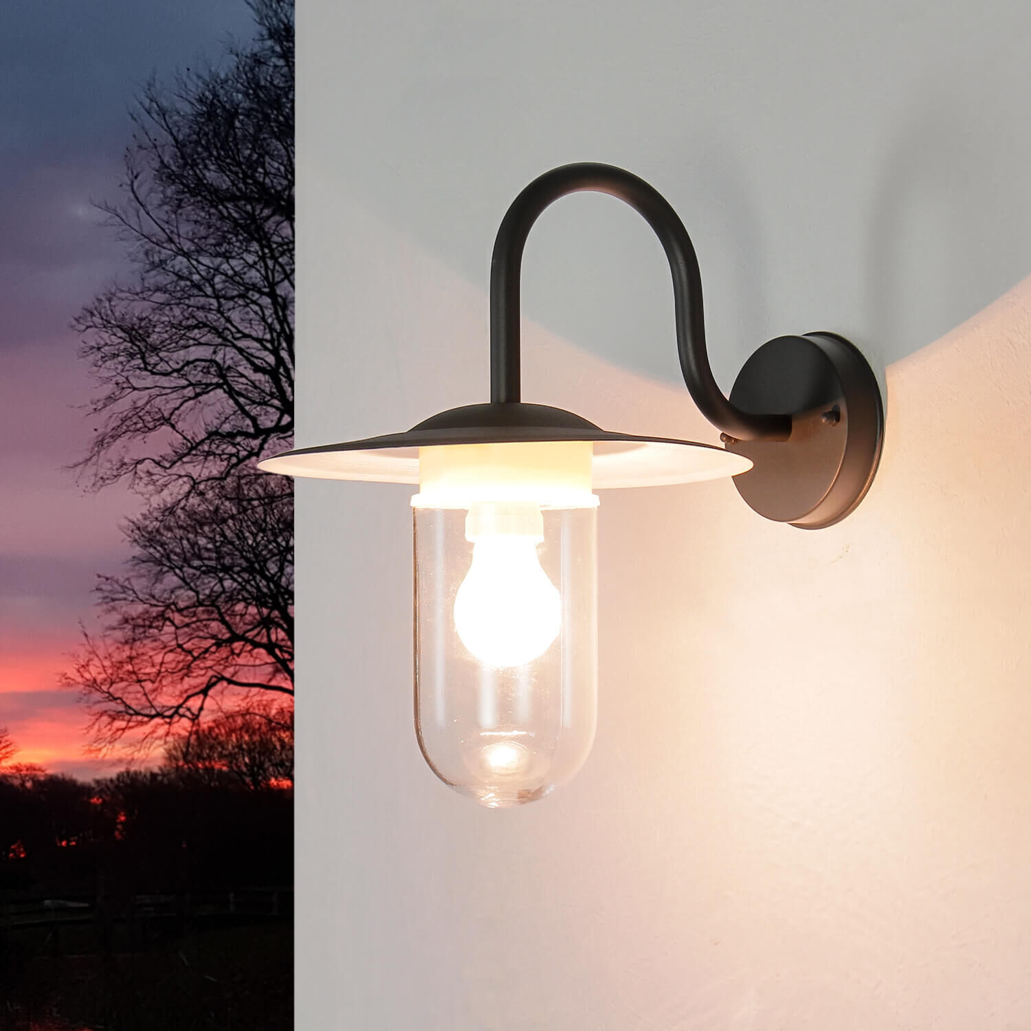 Maritime Wandlampe für Außen E27 IP44 GÖTEBORG