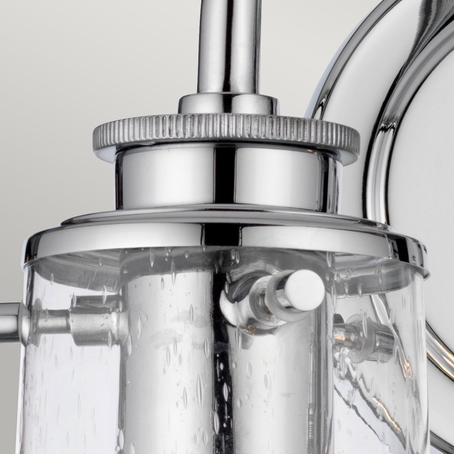 Wandlampe Badezimmer B: 37,4 cm IP44 E27 in Chrom Wandlampe Badezimmer B: 37,4 cm IP44 E27 in Chrom