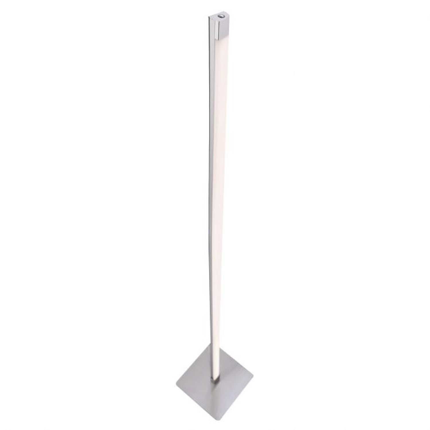 Stilvolle LED Stehlampe Metall dimmbar 150 cm in Stahl