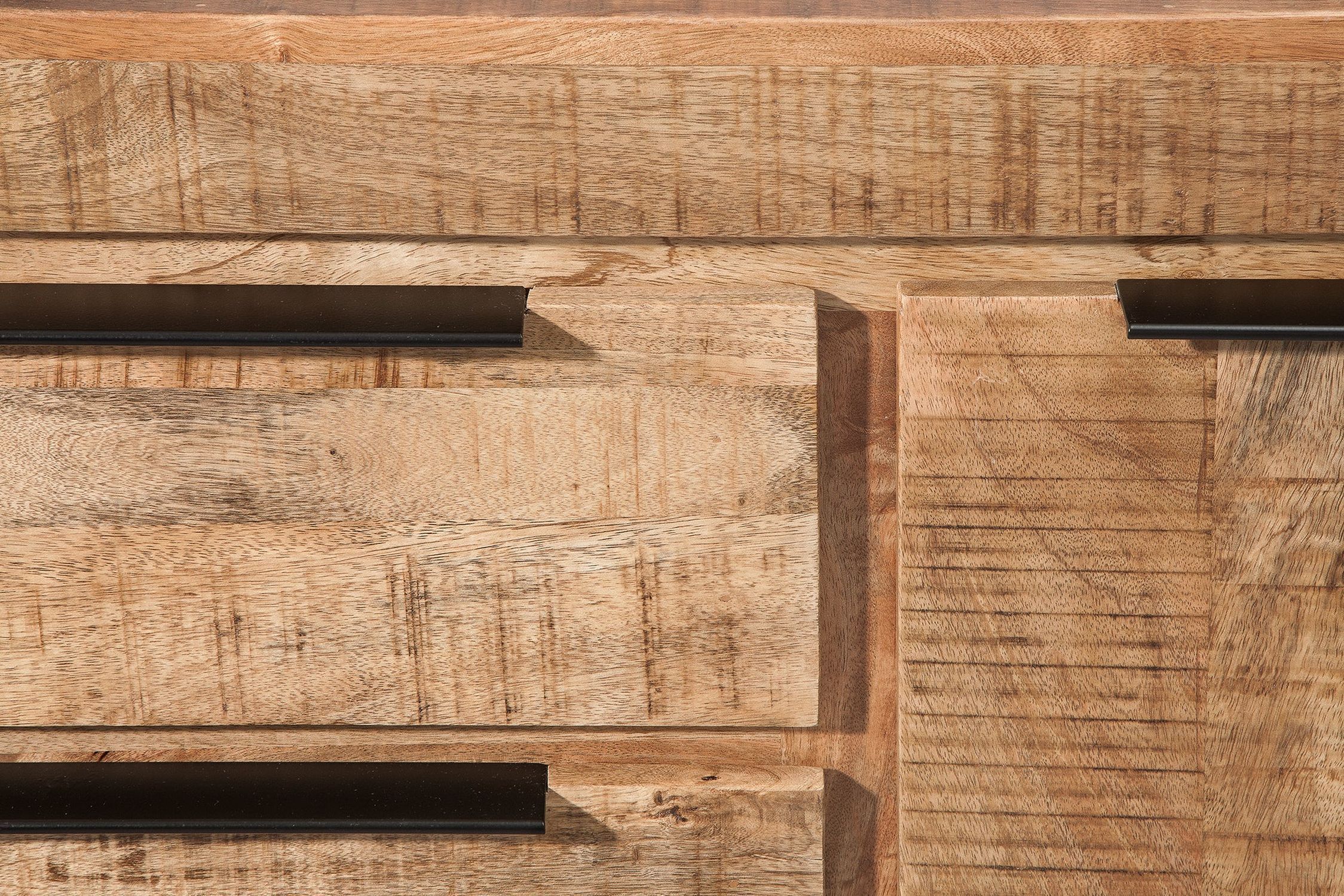 Sideboard Mangoholz 174 x 76 cm Handarbeit Schubladen Türen Holz, Schublade, Mobiliar, Hartholz, Gebeiztes Holz