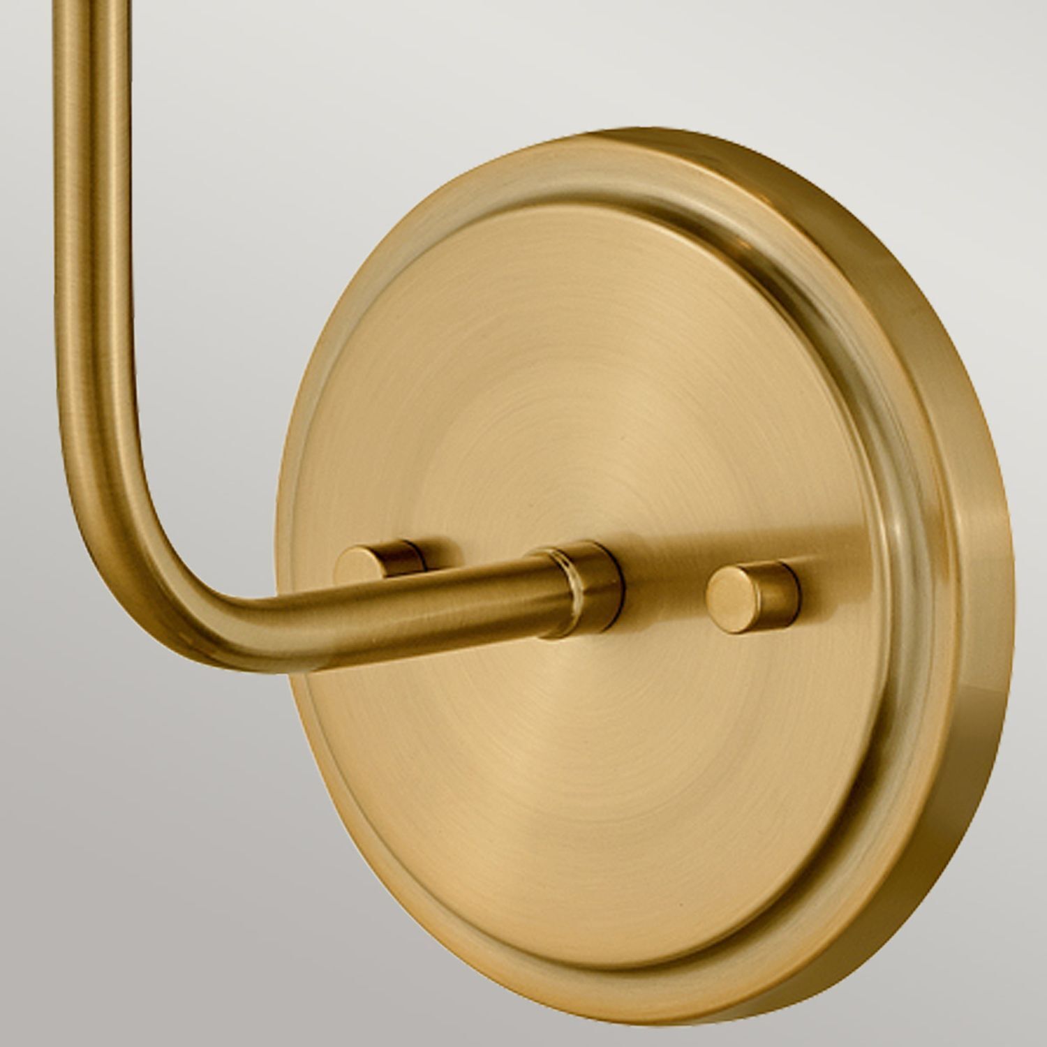 Wandlampe mit Schalter 40cm hoch E27 Metall in Messing Schwarz Bronze, Griff