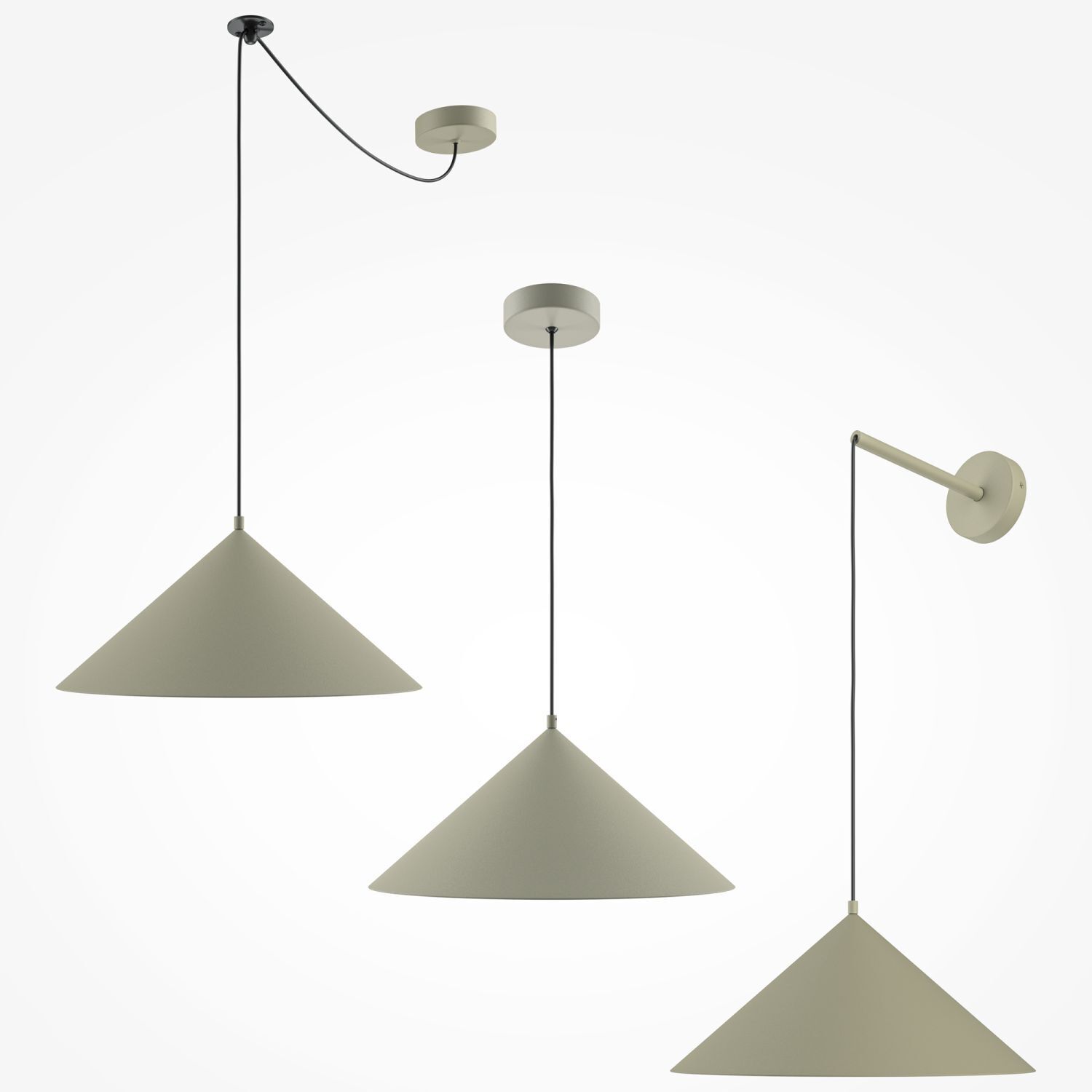 Pendelleuchte Metall E27 Ø 35 cm rund H: max. 318 cm